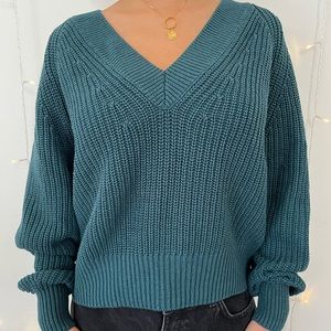 V neck sweater